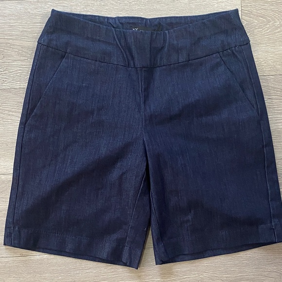 New York & Company Pants - New York & Company Dark Blue Women's Bermudas